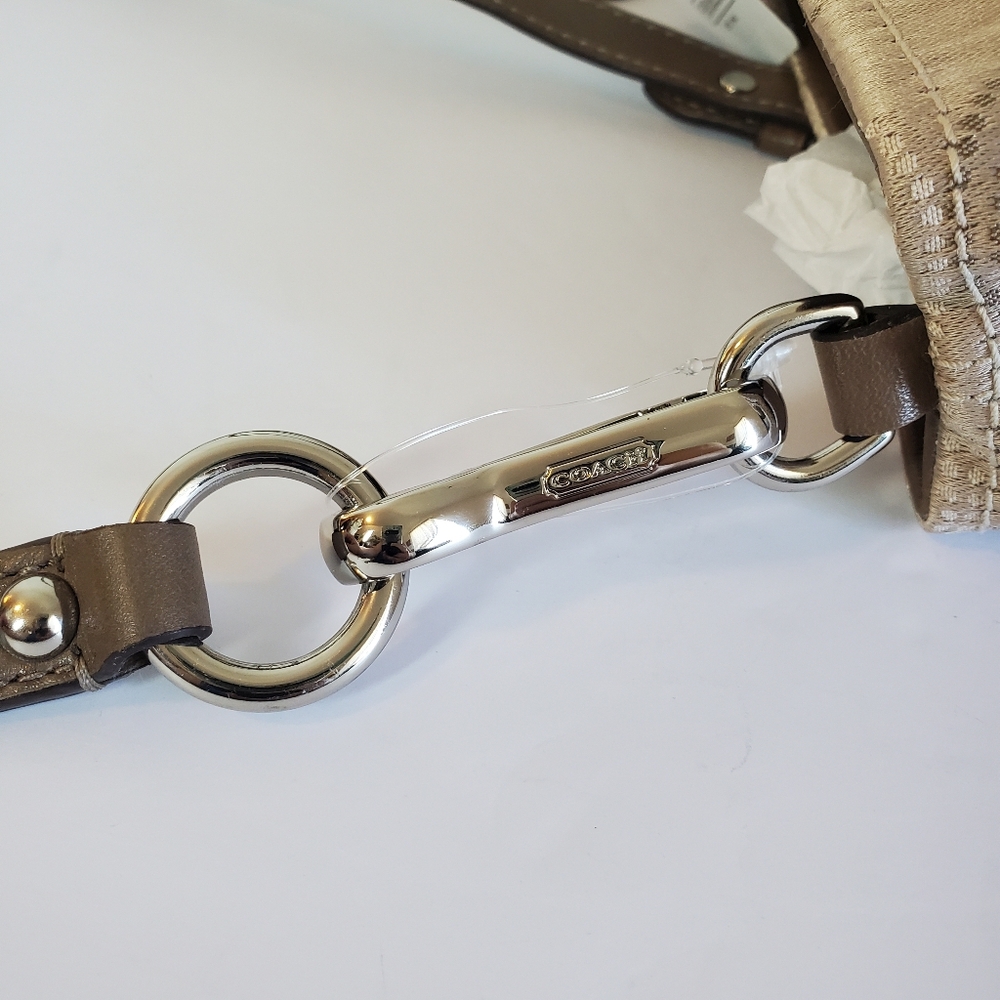 NEW Coach Madison Carryall Crossbody Bag In Khaki Mahogany Brown - Picture 10 of 13